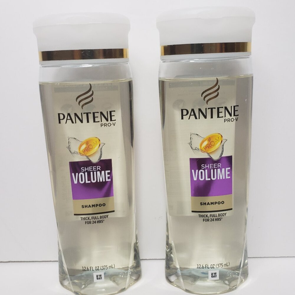 Lot of 2 Pantene Pro-V Sheer Volume Shampoo 12.6 fl oz New